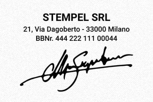 Timbro con firma - Timbro Trodat Metal Line 5208 - undefined - encre black - boîtier anneau noir - it-firma2-4913-1747207737101