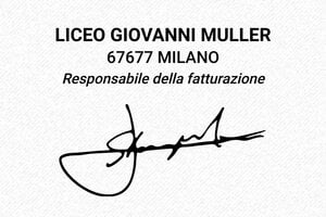 Timbro con firma - Timbro Trodat Metal Line 5208 - undefined - encre black - boîtier anneau noir - it-firma5-4913-1747204483473