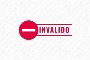 Timbri per magazzino e inventario - Timbro Magazzino Non Approvato - undefined - encre red - boîtier rouge - it-formale-non-valido-1747207032160