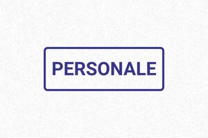 Timbro Personale di Magazzino - undefined - encre purple - boîtier noir - it-formale-personale2-1747206964267