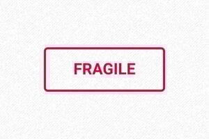 Timbro Magazzino Fragile - undefined - encre red - boîtier noir - it-formel-fragile2-1747206897078