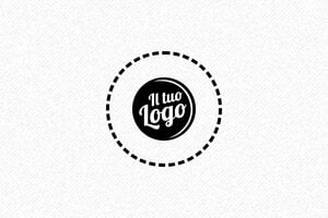 Timbri cuore - Timbro in legno Otypo o3030 - undefined - encre black - it-logorunden02-1747207640734