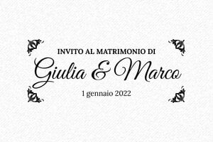 Timbri per Cerimonie - Timbro in legno Otypo 6025 - undefined - encre black - it-matrimonio03-1747204636934