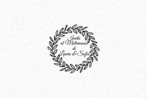 Timbri per Cerimonie - Timbro in legno Otypo o3030 - undefined - encre black - it-matrimonio06-1747204818637