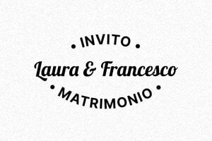 Timbri per Cerimonie - Timbro in legno Otypo o6040 - undefined - encre black - it-matrimonio09-1747204650008