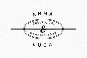Timbri per Cerimonie - Timbro in legno Otypo o6040 - undefined - encre black - it-matrimonio14-1747204617772