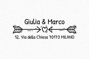 Timbri per Cerimonie - Timbro in legno Otypo 6025 - undefined - encre black - it-matrimonio15-1747204670150