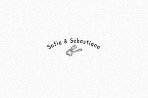 Timbri per Cerimonie - Timbro in legno Otypo 4015 - undefined - encre black - it-matrimonio21-1747204725869