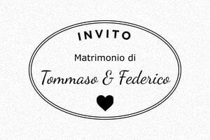 Timbri per Cerimonie - Timbro in legno Otypo o6040 - undefined - encre black - it-matrimonio23-1747204596332