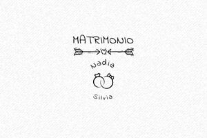 Timbri per Cerimonie - Timbro in legno Otypo 3030 - undefined - encre black - it-matrimonio24-1747204750507