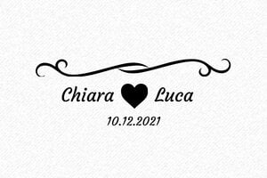 Timbri per Cerimonie - Timbro in legno Otypo 6025 - undefined - encre black - it-matrimonio26-1747204857527