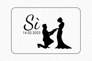Timbri per Cerimonie - Timbro in legno Otypo 10060 - undefined - encre black - it-matrimonio32-1747204700336