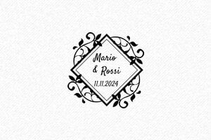 Timbri per Cerimonie - Timbro in legno Otypo 3030 - undefined - encre black - it-matrimonio42-1747204784483