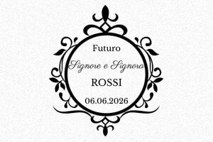 Timbri per Cerimonie - Timbro in legno Otypo o5050 - undefined - encre black - it-matrimonio43-1747204690580