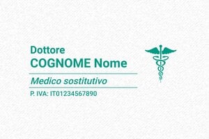 Timbri per medici - Timbro Trodat Printy 4913 - undefined - encre green - boîtier noir - it-medico01-1747647298390