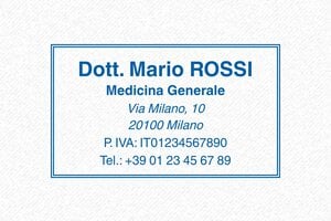 Timbri per medici - Timbro Trodat Metal Line 5206 - undefined - encre blue - boîtier anneau noir - it-medico04-1747647272944