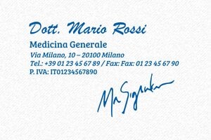 Timbri per medici - Timbro Trodat Metal Line 5274 - undefined - encre blue - boîtier anneau noir - it-medico31-1747647240196
