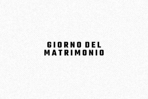 Mini timbro matrimonio con testo personalizzabile - undefined - encre black - it-mini-matrimonio-1747204870451