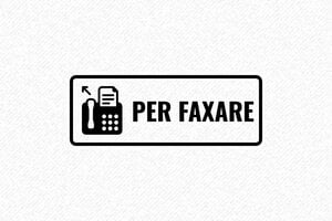 Timbri per magazzino e inventario - Timbro di Magazzino per Faxare - undefined - encre black - boîtier noir - it-modulo-per-faxare-1747207002893