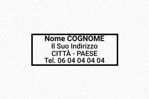 Timbri con indirizzo  - Timbro Trodat Printy 4912 - undefined - encre black - boîtier noir - it-n-particolarmente1-po4912-cornice-1747204401252