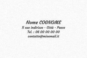 Timbri con indirizzo  - Timbro Trodat Printy 4912 - undefined - encre black - boîtier noir - it-nome-flo-4912-1747204393852