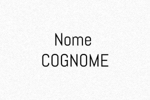 Timbri con nome  - Timbro mobile Trodat 9413 - undefined - encre black - boîtier argent - it-nome-timbro-001-4-1747208051258
