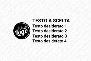 Timbri con logo personalizzato - Timbro in legno Otypo 6025 - undefined - encre black - it-timbro-legno-001-2-6025-1747202840654