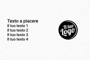 Timbri con logo personalizzato - Timbro Trodat Metal Line 5205 - undefined - encre black - boîtier noir - it-timbro-legno-001-6-5205-1747203377464