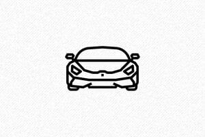 Timbro Auto autologo und Text - undefined - encre black - it-timbro-motivo-001-14-1747207837221
