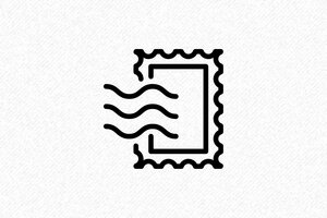 Timbro Francobollo timbro-Logo - undefined - encre black - it-timbro-motivo-001-20-1747207893916