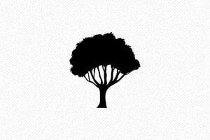 Timbri decorativi in legno - Timbro Albero - undefined - encre black - it-timbro-motivo-001-9-1747207796232