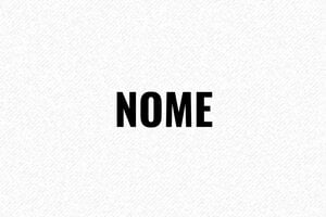 Timbri con nome  - Timbro No con faccina insoddisfatta - undefined - encre black - it-timbro-nome-001-3-1747208046892
