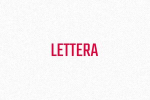Timbro Magazzino Firma Rosso descrizione semplice in rosso - undefined - encre red - boîtier noir - it-trodat-stempel-001-8-4910-1747203857900