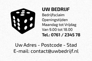 Stempels per Regel - Trodat Stempel Metal Line 5208 - encre black - boîtier anneau noir - nl-nl-acht-regel-stempel-001-1-1756720472268