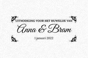 Bruiloft stempels  - Houten stempel Otypo 6025 - encre black - nl-nl-bruiloft03-1756719356677