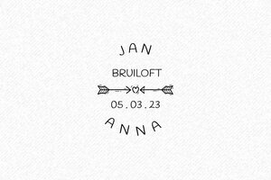 Bruiloft stempels  - Houten stempel Otypo o3030 - encre black - nl-nl-bruiloft11-1756719337983
