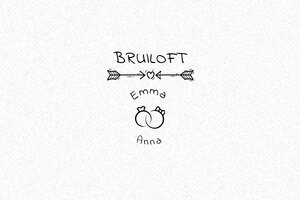 Bruiloft stempels  - Houten stempel Otypo 3030 - encre black - nl-nl-bruiloft24-1756719448729