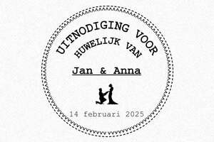 Bruiloft stempels  - Houten stempel Otypo o5050 - encre black - nl-nl-bruiloft30-1756719327792