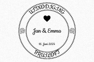 Bruiloft stempels  - Houten stempel Otypo o5050 - encre black - nl-nl-bruiloft37-1756719345706