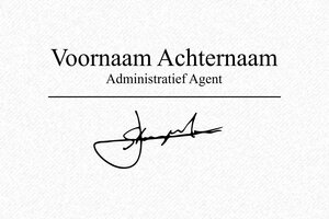 Handtekening stempels - Trodat Stempel Metal Line 5206 - encre black - boîtier anneau noir - nl-nl-flo-handtekening1-5206-1756720792255