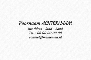 Adres stempels - Trodat Stempel Printy 4912 - encre black - boîtier noir - nl-nl-flo-naam-4912-1756719123405