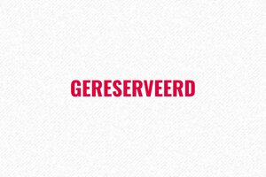 Commerciële Stempels - Opslagstempel Gereserveerd - encre red - boîtier rouge - nl-nl-formeel-gereserveerd02-1756720014118