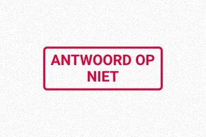 Opslagstempel Geen Antwoord - encre red - boîtier noir - nl-nl-formele-antwoord-niet-1756720073998 Opslagstempel Geen Antwoord - encre red - boîtier noir - nl-nl-formele-antwoord-niet-1756720073998