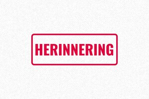 Commerciële Stempels - Magazijnstempel Herinnering - encre red - boîtier noir - nl-nl-formele-herinnering-1756719896953