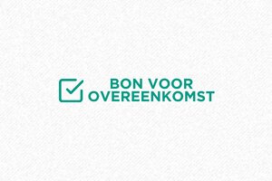 Commerciële Stempels - Goedkeuringsstempel Voor Opslag - encre green - boîtier noir - nl-nl-formele-overeenkomst05-1756719836735