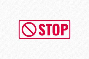 Commerciële Stempels - Magazijnstempel Stop - encre red - boîtier noir - nl-nl-formele-stop2-1756719974086