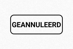 Commerciële Stempels - Annuleringsstempel voor Magazijn - encre black - boîtier noir - nl-nl-formulier-geannuleerd-1756719842664