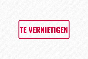 Commerciële Stempels - Opslagstempel Te Vernietigen - encre red - boîtier noir - nl-nl-formulier-te-vernietigen-1756720045122