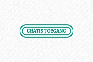 Commerciële Stempels - Magazijnstempel Gratis Toegang - encre green - boîtier vert - nl-nl-gratis-toegang05-1756719993171