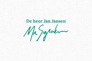 Handtekening stempels - Trodat Stempel Printy 4913 - encre green - boîtier bleu pastel - nl-nl-handtekening3-4913-1756720730243